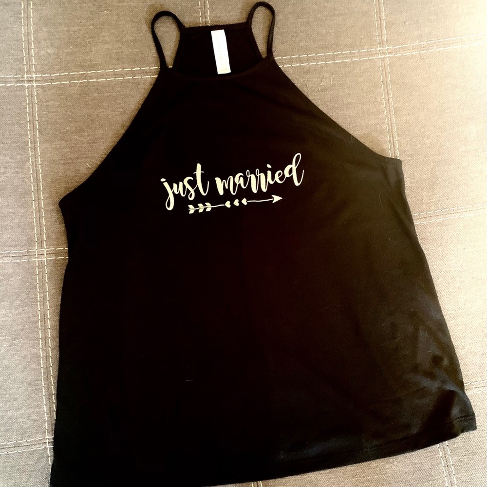 Just Married Bella Canvas tank